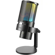 میکروفون گیمینگ فای فاین مدل AmpliGame A8 خازنی با کنترل RGB